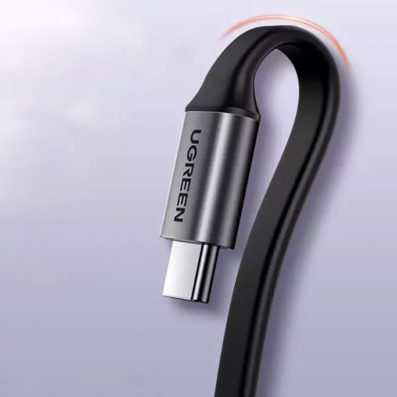 Переходник Ugreen CM303 (70549) USB-C to HDMI+VGA Adapter Flat Cable чёрный