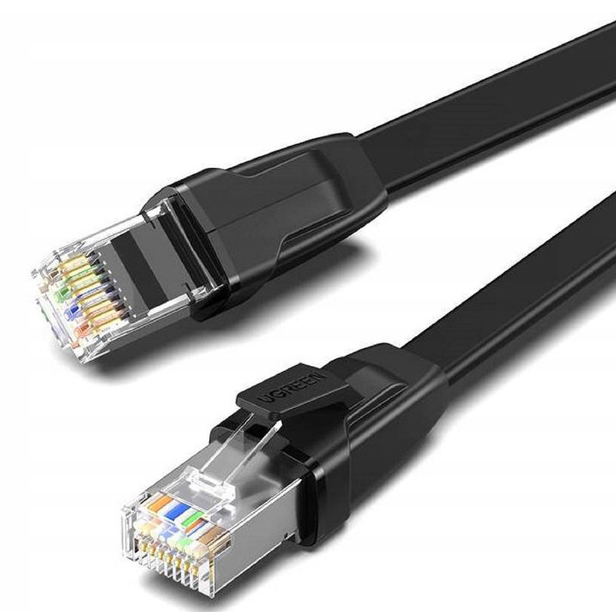 Кабель Ugreen NW134 2 x RJ45 Ethernet Cable (2 метра) чёрный (70672)