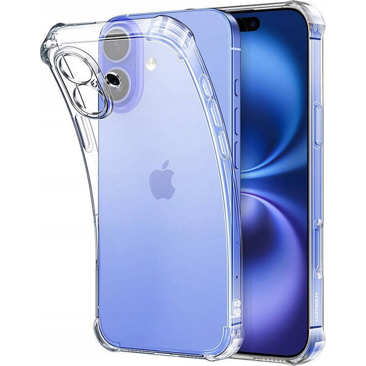 Чехол Ugreen CA101 Bright Cushion Protective Case для iPhone 16 прозрачный (45913)