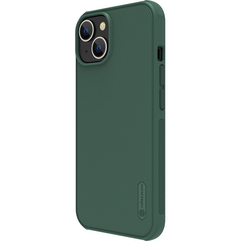 Чехол Nillkin Frosted Shield Pro для iPhone 14 тёмно-зелёный