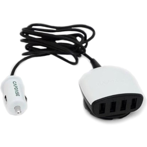 Автозарядка CapDase Quartet USB Car Charger белая