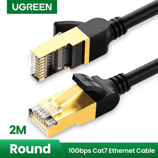 UGREEN NW107 (11269) Cat 7 F/FTP RJ45 Lan Cable (2 метра) чёрный
