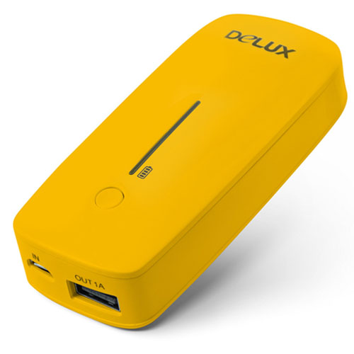 Внешний аккумулятор Delux DLP-09 5200 mAh жёлтый