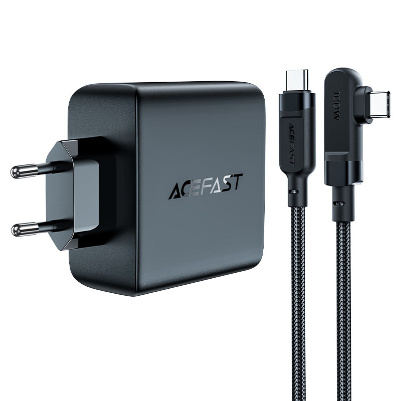 Сетевое зарядное устройство ACEFAST A37 PD100W GaN (3xUSB-C + USB-A) Fast Charge Wall Charger белое (EU)
