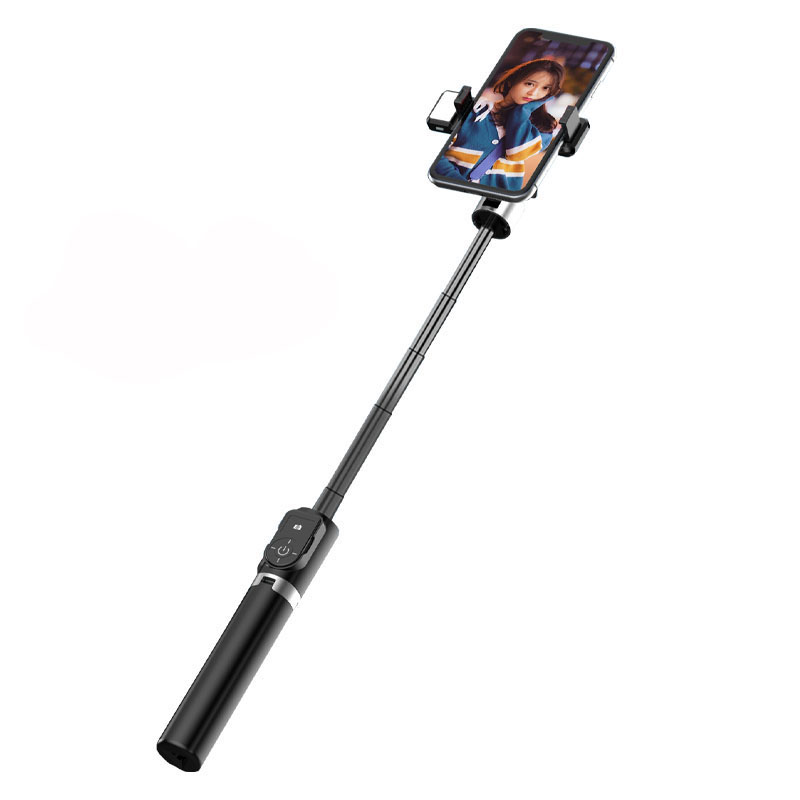 Монопод TOTU Jane Series-Folding Selfie Stick tripod - с подсветкой (FGSS-003) чёрный