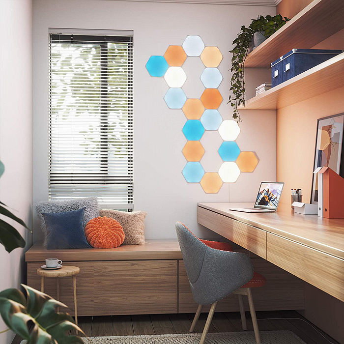 Умная система освещения Nanoleaf Shapes Hexagon Starter Kits 5 панелей (NL42-5002HX-5PK)