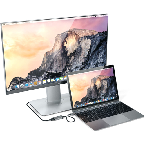 Адаптер Satechi USB Type-C — HDMI Adapter 4K 60HZ серый космос