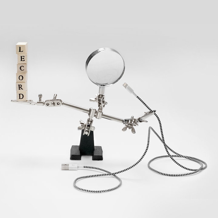 Кабель Le Cord Nylon Lightning MFI (1.2 метра) Eero (Чёрно-белый)