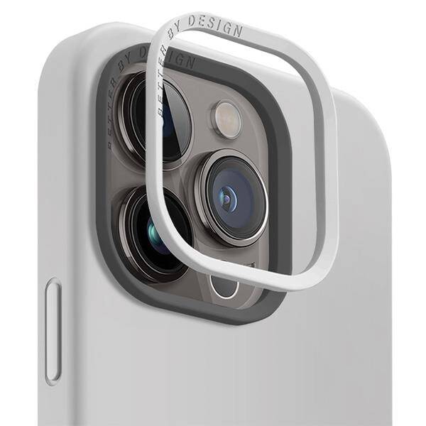 Чехол Uniq LINO MagSafe для iPhone 15 Pro серый (Chalk Grey)