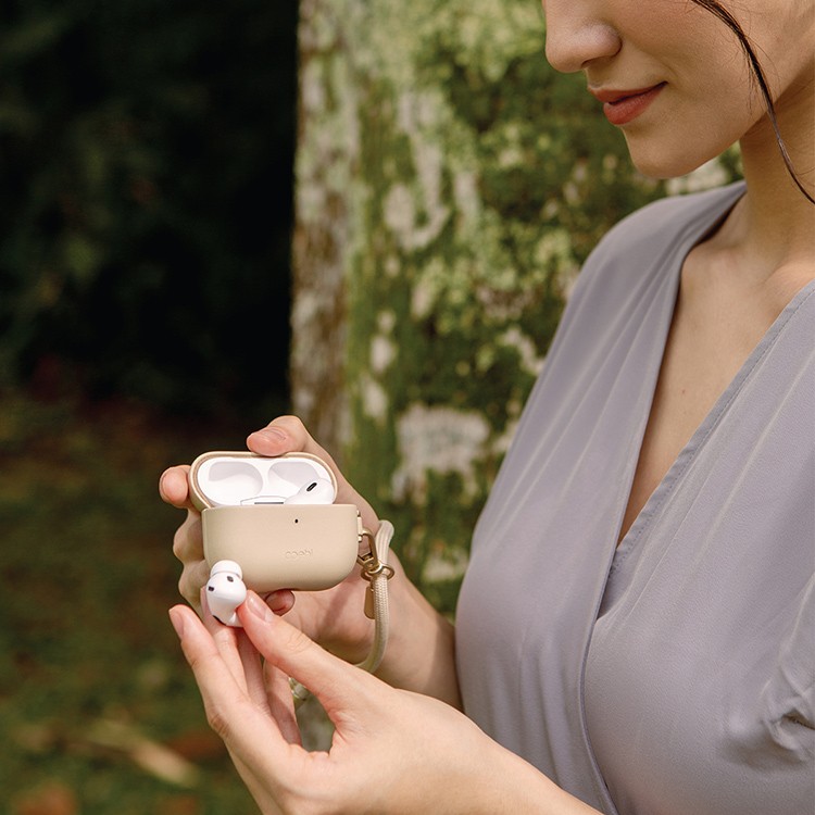Чехол Uniq COEHL Haven для AirPods Pro 2 (2022) кремовый (Cream)