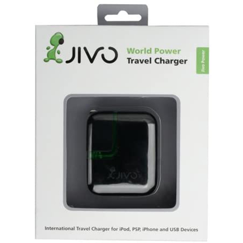 Универсальное зарядное устройство Jivo World Travel Charger чёрное
