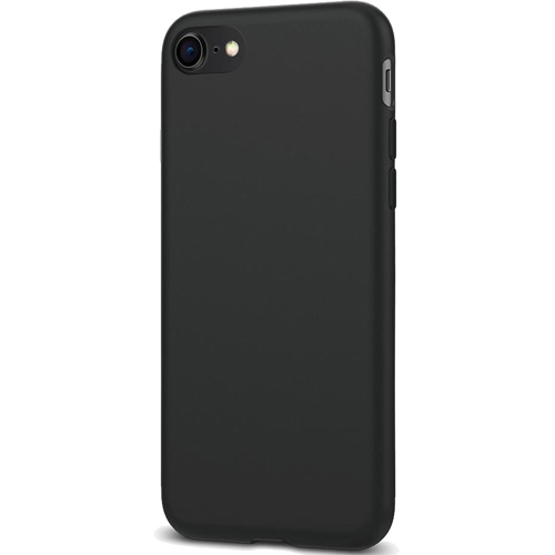 Чехол Spigen Liquid Crystal для iPhone 8/7 чёрный матовый (054CS22204)