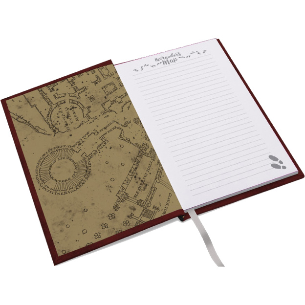 Записная книжка Harry Potter A5 Notebook Marauder's Map X4 ABYNOT032