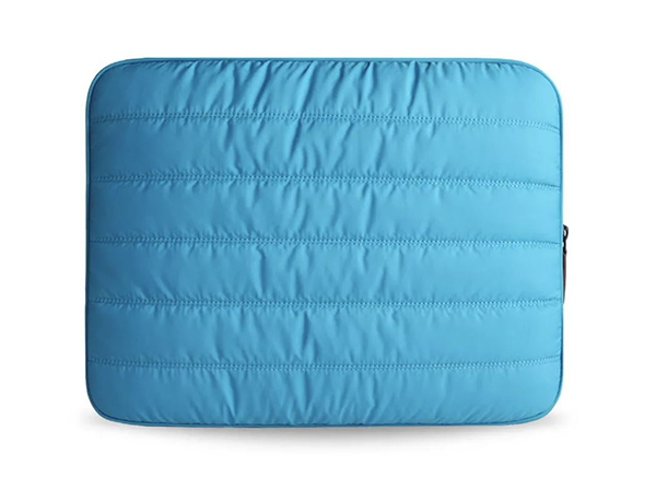 Чехол Bustha Puffer Sleeve Nylo/Leather для Macbook Air/Pro 13 (18/20), цвет бирюзовый
