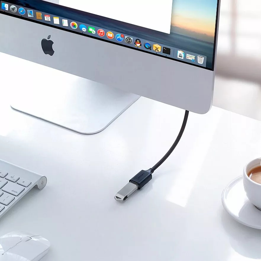 Кабель Ugreen US103 USB-A (male) - USB-A (female) (1,5 метра) чёрный (10315)