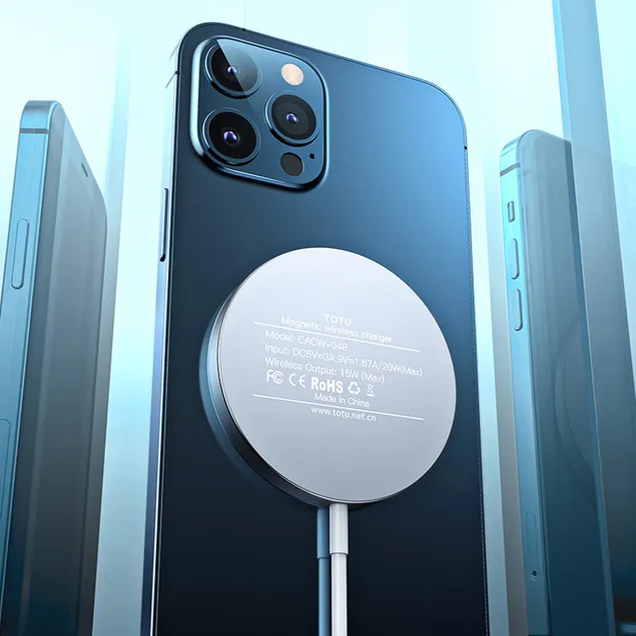 Беспроводное зарядное устройство TOTU Glory Series CACW-048 MagSafe 15W для iPhone 12 / iPhone 12 Pro