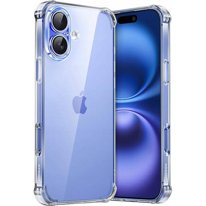 Чехол Ugreen CA101 Bright Cushion Protective Case для iPhone 16 прозрачный (45913)