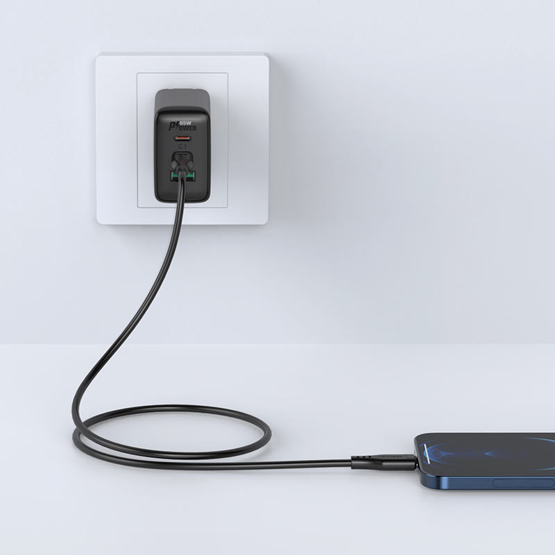Кабель ACEFAST C3-01 USB-C to Lightning MFi Cable чёрный