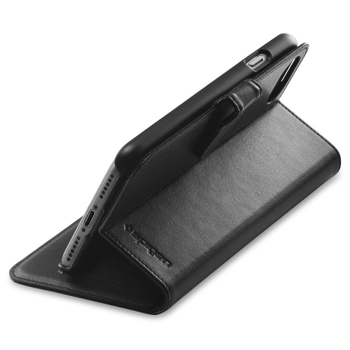 Чехол Spigen Wallet S для iPhone 7 (Айфон 7) чёрный (SGP-042CS20545)