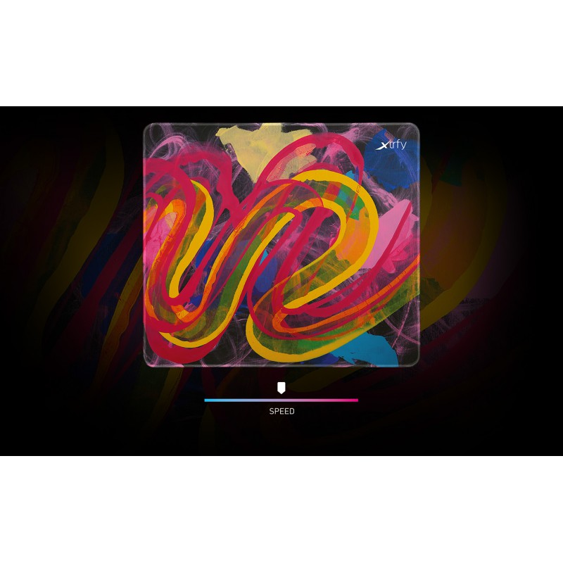 Игровой коврик для мыши Xtrfy GP4 Large Mousepad разноцветный (Street Pink)