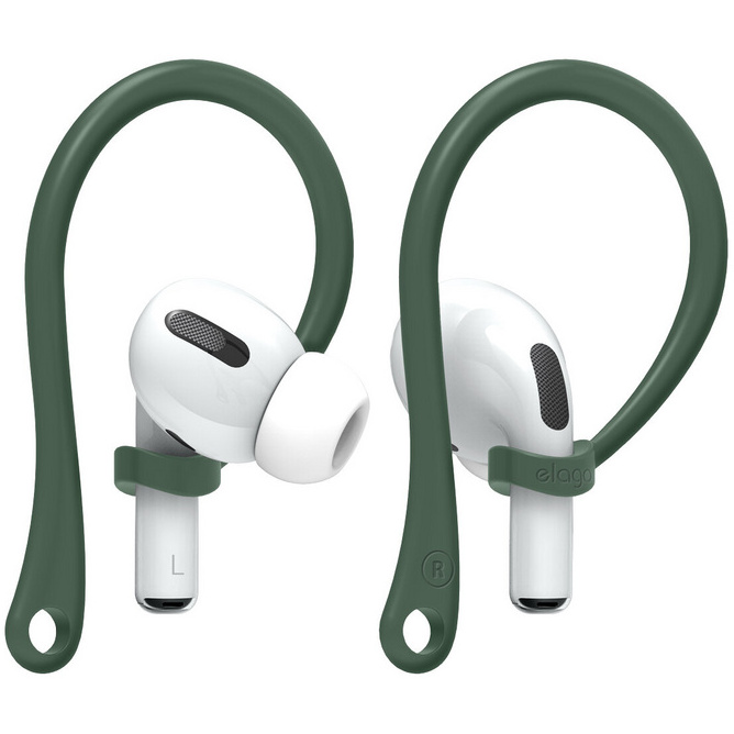 Крепления Elago EarHook для AirPods (все модели) Тёмно-зелёные (Midnight Green)