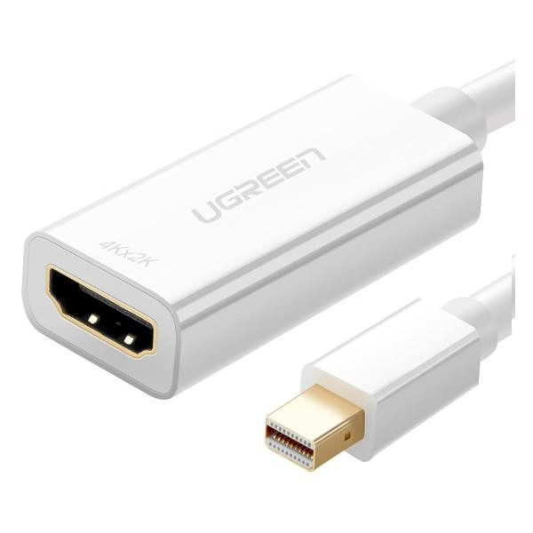 Кабель Ugreen MD112 (40361) Mini DP to HDMI Female Converter 4K белый