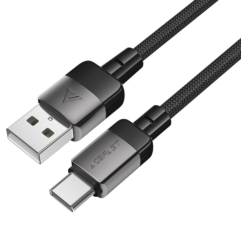 Кабель Acefast C9-04 USB-A to USB-C Charging Data Cable (1,2 метра) чёрный (AF-C9-04-BK)
