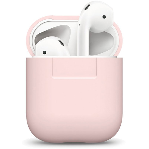 Чехол Elago Silicone Case для AirPods розовый
