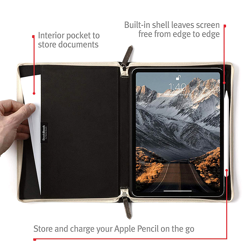 Чехол Twelve South BookBook Case Vol 2 для iPad Pro 12.9" (2020) коричневый 
