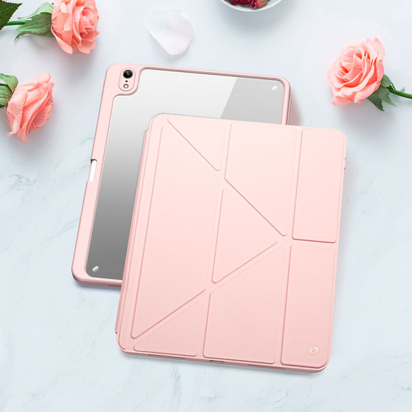 Чехол книжка Dux Ducis MAGI Series для iPad 10.2" светло-розовый