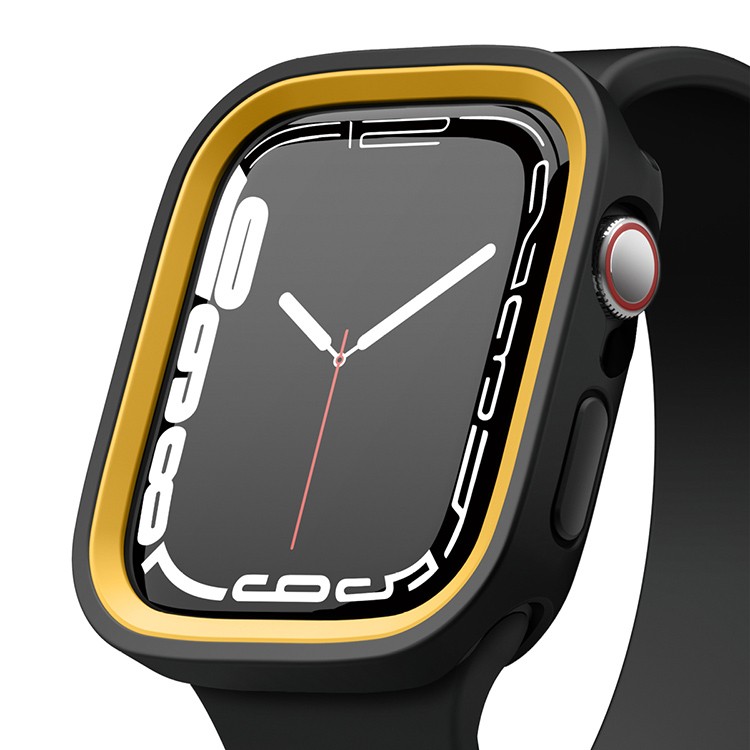 Чехол Elago DUO для Apple Watch 44/45 мм чёрный / жёлтый