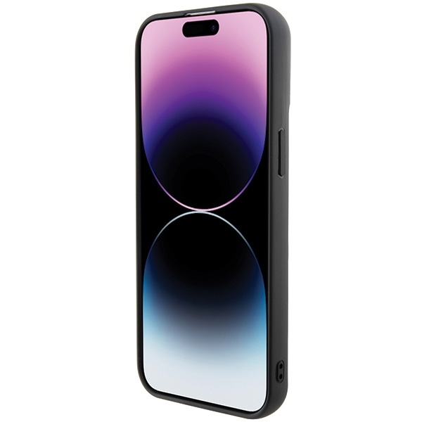 Чехол CG Mobile Lagerfeld 3D Rubber Multi Logo для iPhone 15 Pro Max чёрный