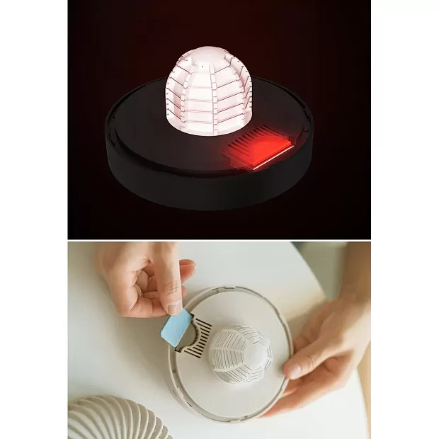 Антимоскитная лампа 3 в 1 Solove Mosquito Lamp 002D RU Чёрная (статический разряд, фумигатор, ночник)