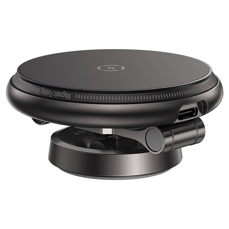 Автодержатель с функцией беспроводной зарядки Acefast D30 Wireless Charger Magnetic Car Holder (AF-D30-BK)