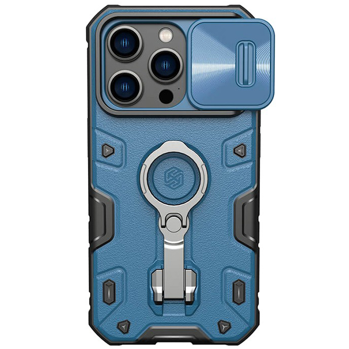Чехол Nillkin CamShield Armor Pro для iPhone 14 Pro Max синий