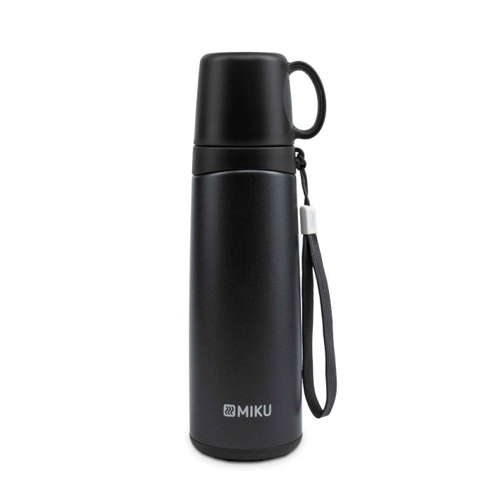 Термос для напитков MIKU 520 мл (TH-CLSC-520G), цвет тёмно-серый