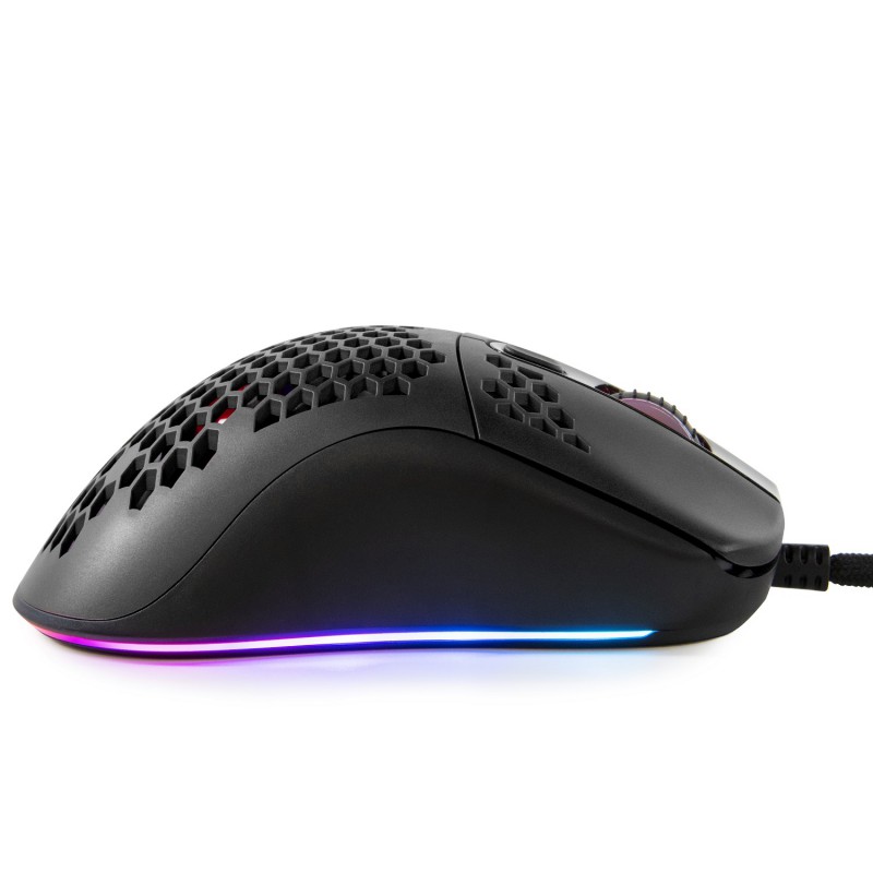 Игровая мышь Arozzi FAVO с RGB подсветкой чёрная
