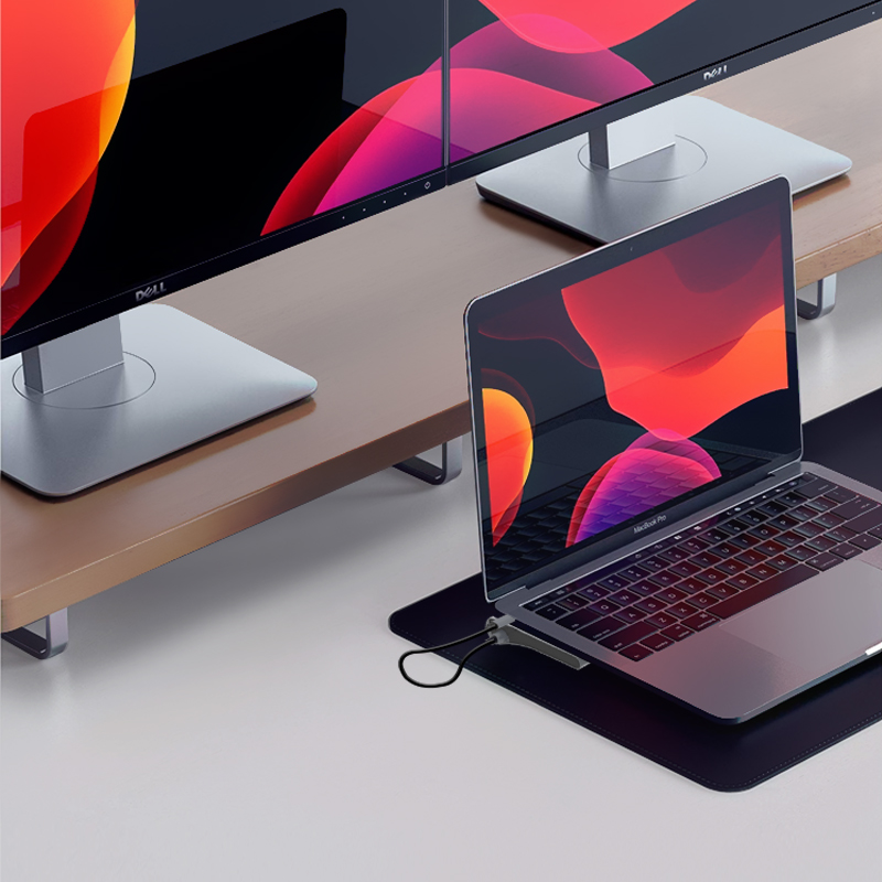 Мульти хаб MST USB-C 12-in-1 Hub серый космос