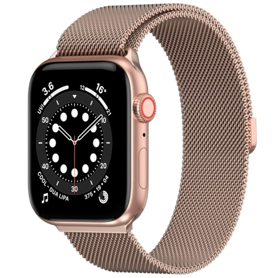 Ремешок SwitchEasy Mesh для Apple Watch 42/44/45 мм розовое золото (GS-107-214-266-60)