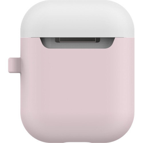 Чехол LAB.C Silicone Capsule 2in1 для Airpods розовый Baby Pink (лимонная Lemon/белая крышки)