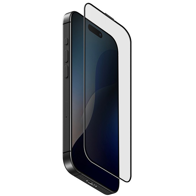 Защитное стекло Uniq OPTIX Anti-Reflective Clear/Black (+installer) для iPhone 16 Pro Max