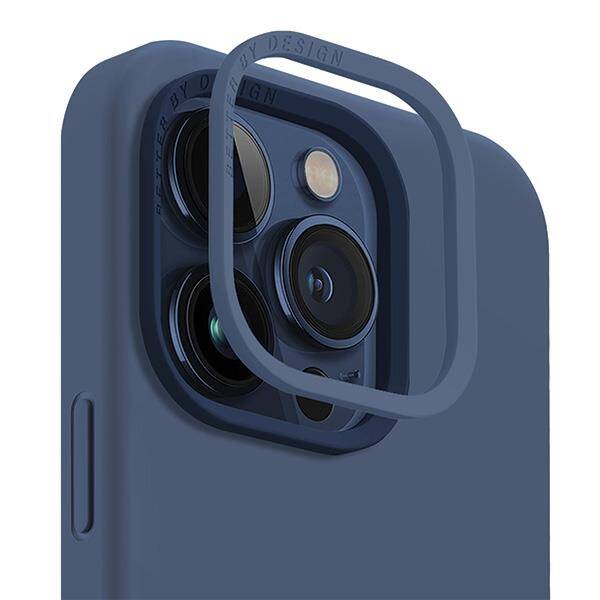 Чехол Uniq LINO MagSafe для iPhone 15 Pro синий (Blue)