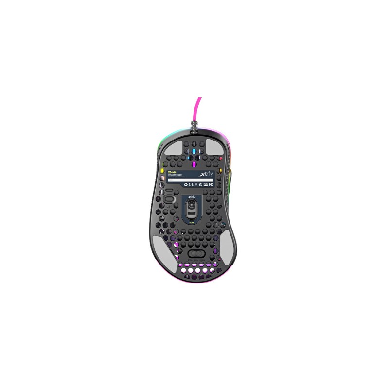 Игровая мышь Xtrfy M4 c RGB подсветкой розовая