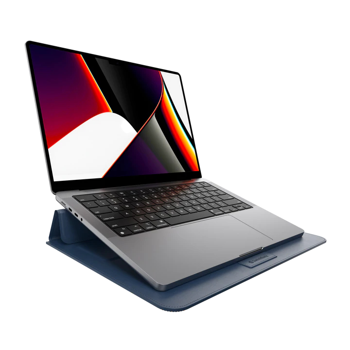 Чехол-подставка SwitchEasy EasyStand для MacBook Pro 16 (M1) 2021 синий (GS-105-233-201-63)