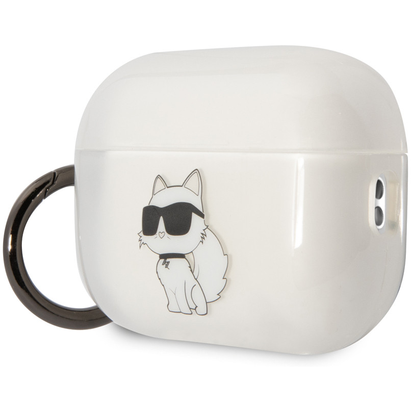 Чехол CG Mobile Karl Lagerfeld TPU with ring NFT Choupette для Airpods Pro 2 (2022) прозрачный (Translucent)