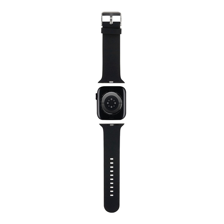 Ремешок CG Mobile Lagerfeld 3D Rubber NFT Choupette Head для Apple Watch 38/40/41 мм чёрный