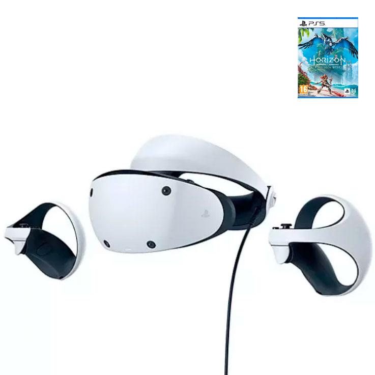 Шлем Sony playstation VR2 с игрой horizon