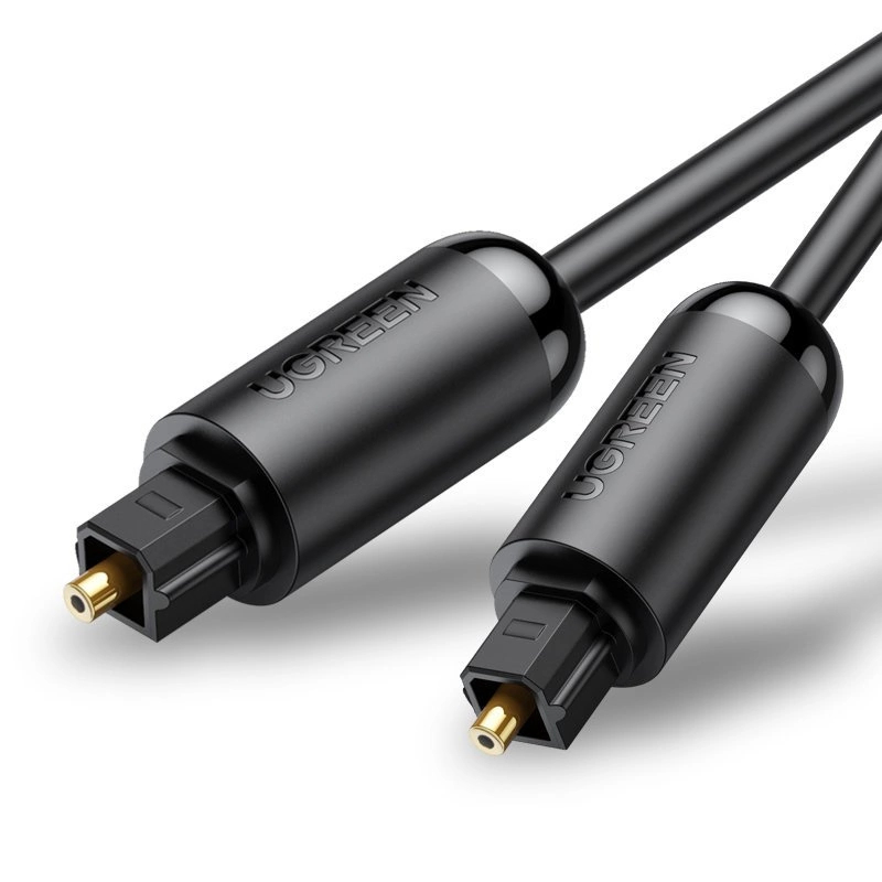 Кабель Ugreen AV122 Optical Cable Toslink SPDIF (1 метр) чёрный (70890)