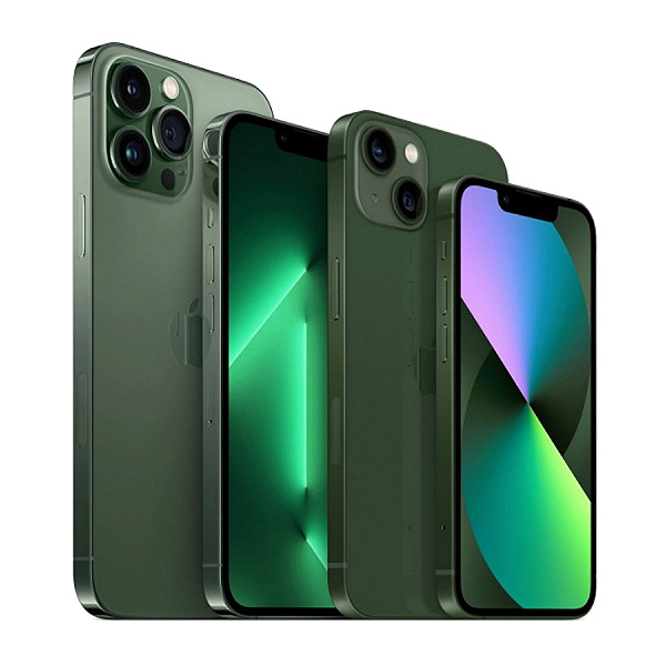 Apple iPhone 13 - 128 ГБ зеленого цвета