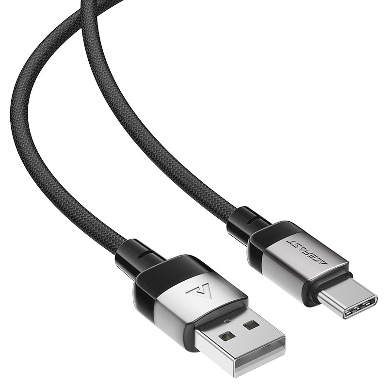 Кабель Acefast C9-04 USB-A to USB-C Charging Data Cable (1,2 метра) чёрный (AF-C9-04-BK)